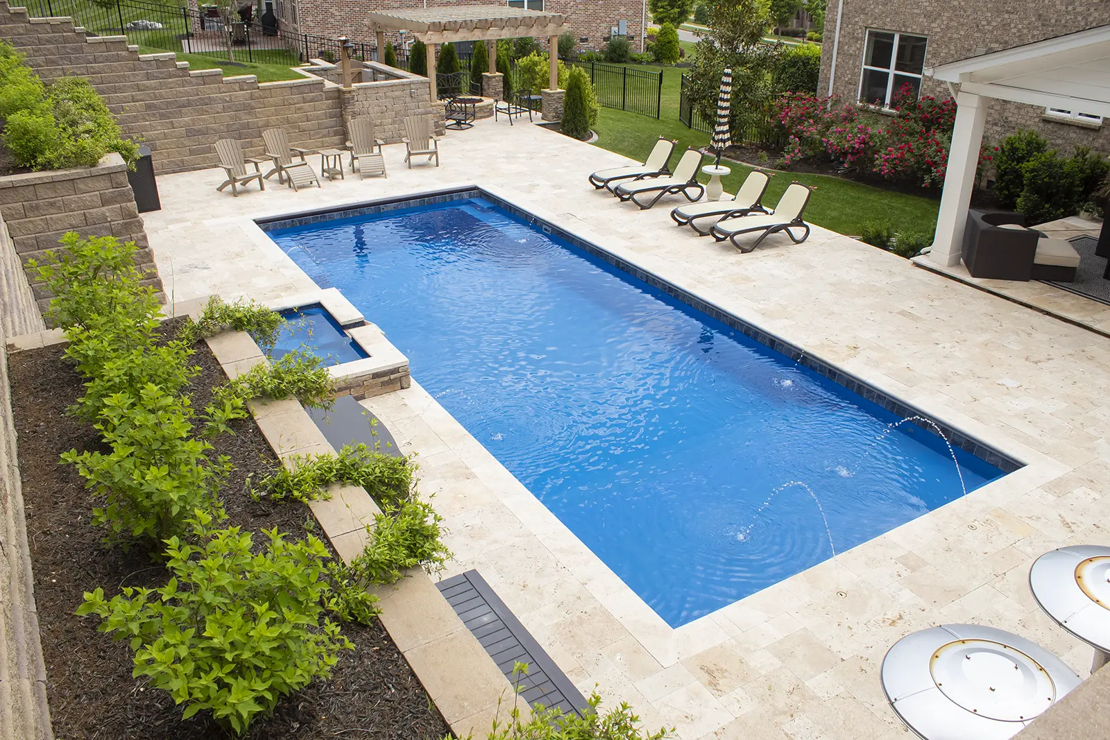 The Leisure Pools Pinnacle™ - let us install your pool in central Illinois