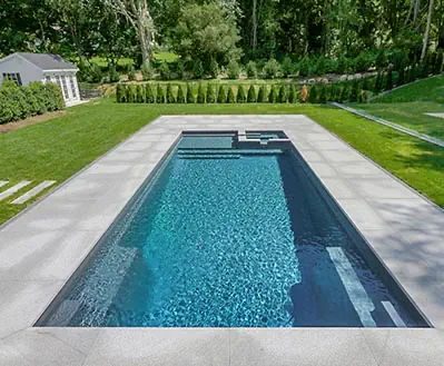 Graphite grey pool color from Leisure Pools