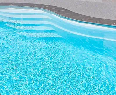 Shimmer Sky pool color from Leisure Pools