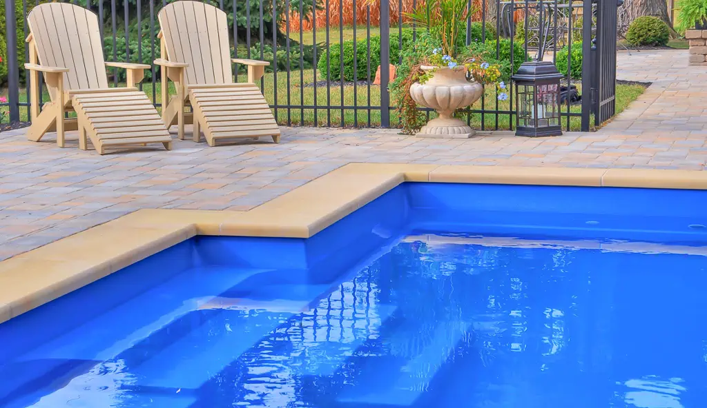 The Elegance backyard swimming pool design by Leisure Pools